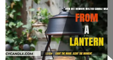 Easy Steps to Remove Melted Candle Wax from Your Lantern