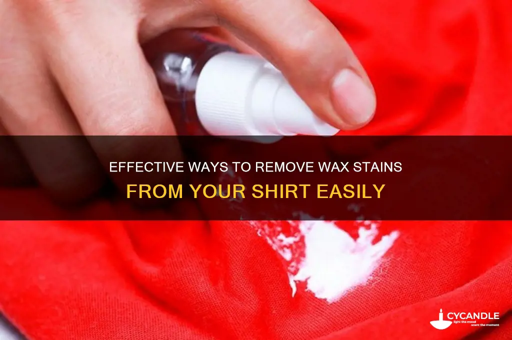 how do i remove wax from a shirt