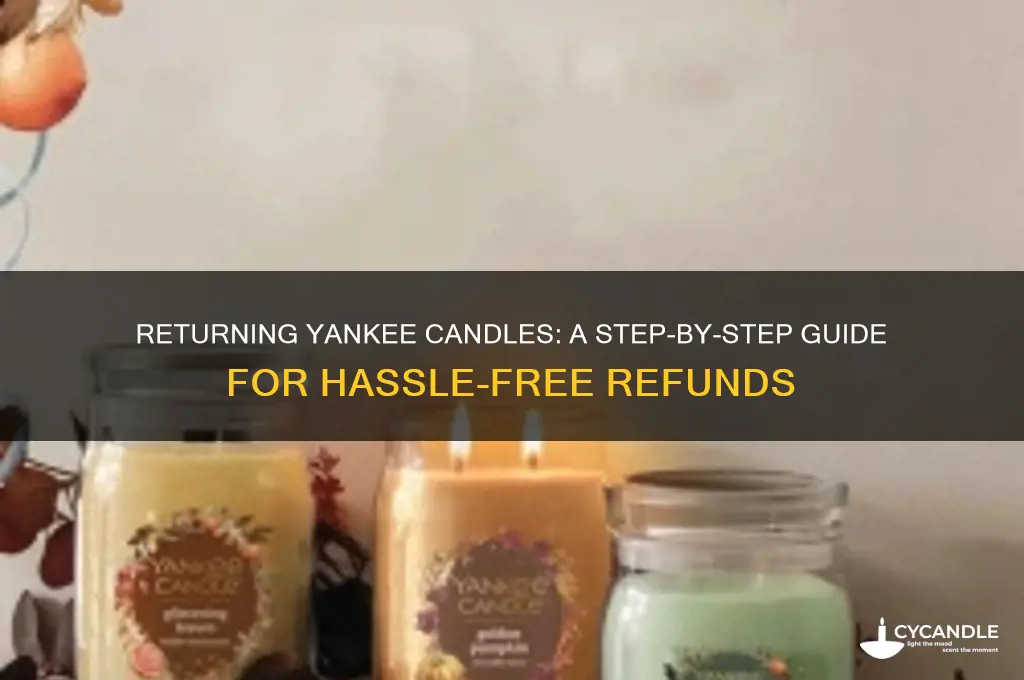 how do i return yankee candles