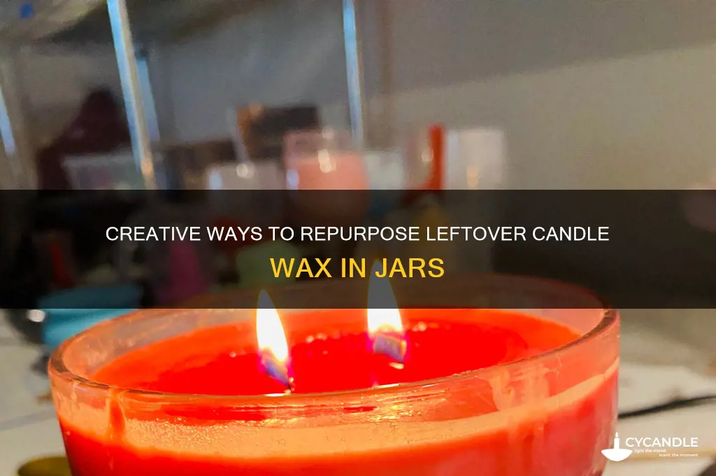 how do i reuse candle wax in a candle jar