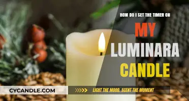 Setting Timer on Luminara Candles: A Quick Guide
