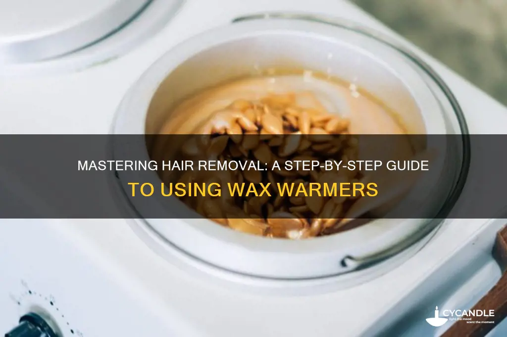 how do i use a wax warmer for hair removal