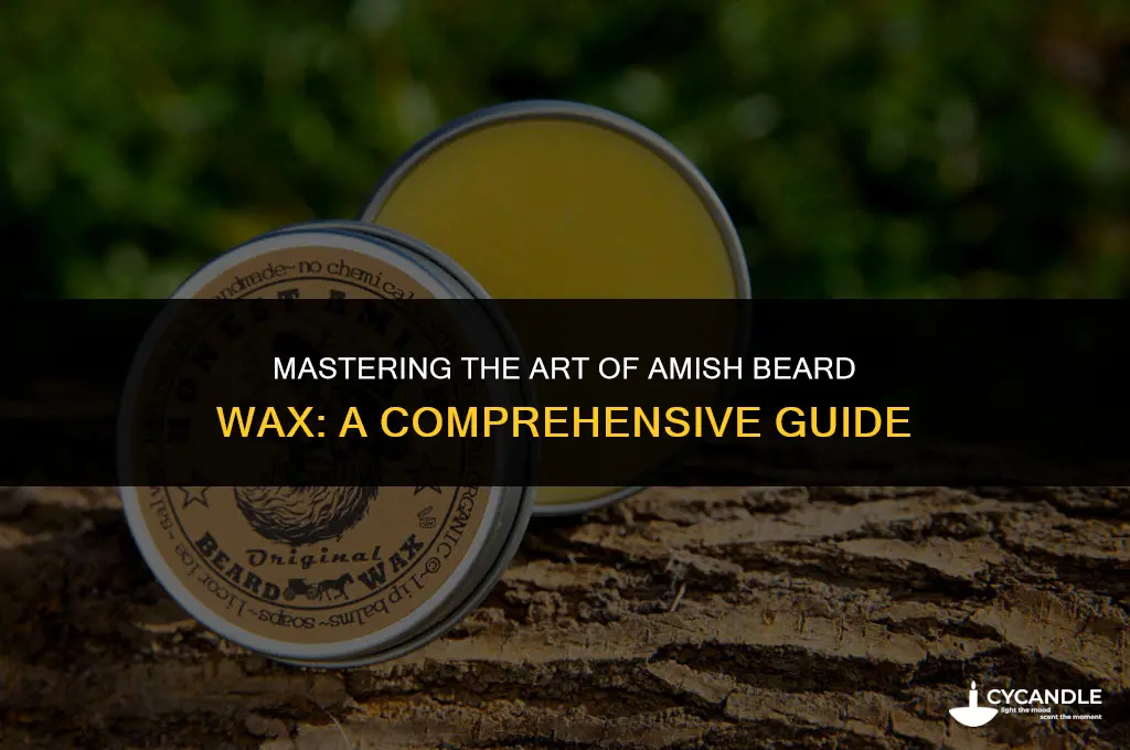 how do i use honest amish original beard wax