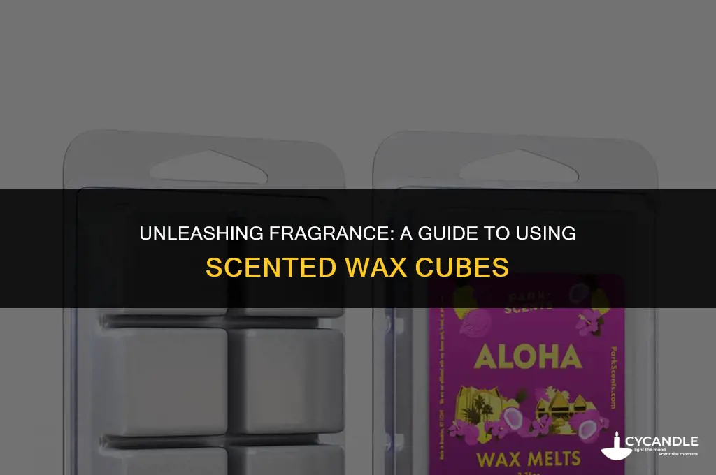 how do i use scented wax cubes