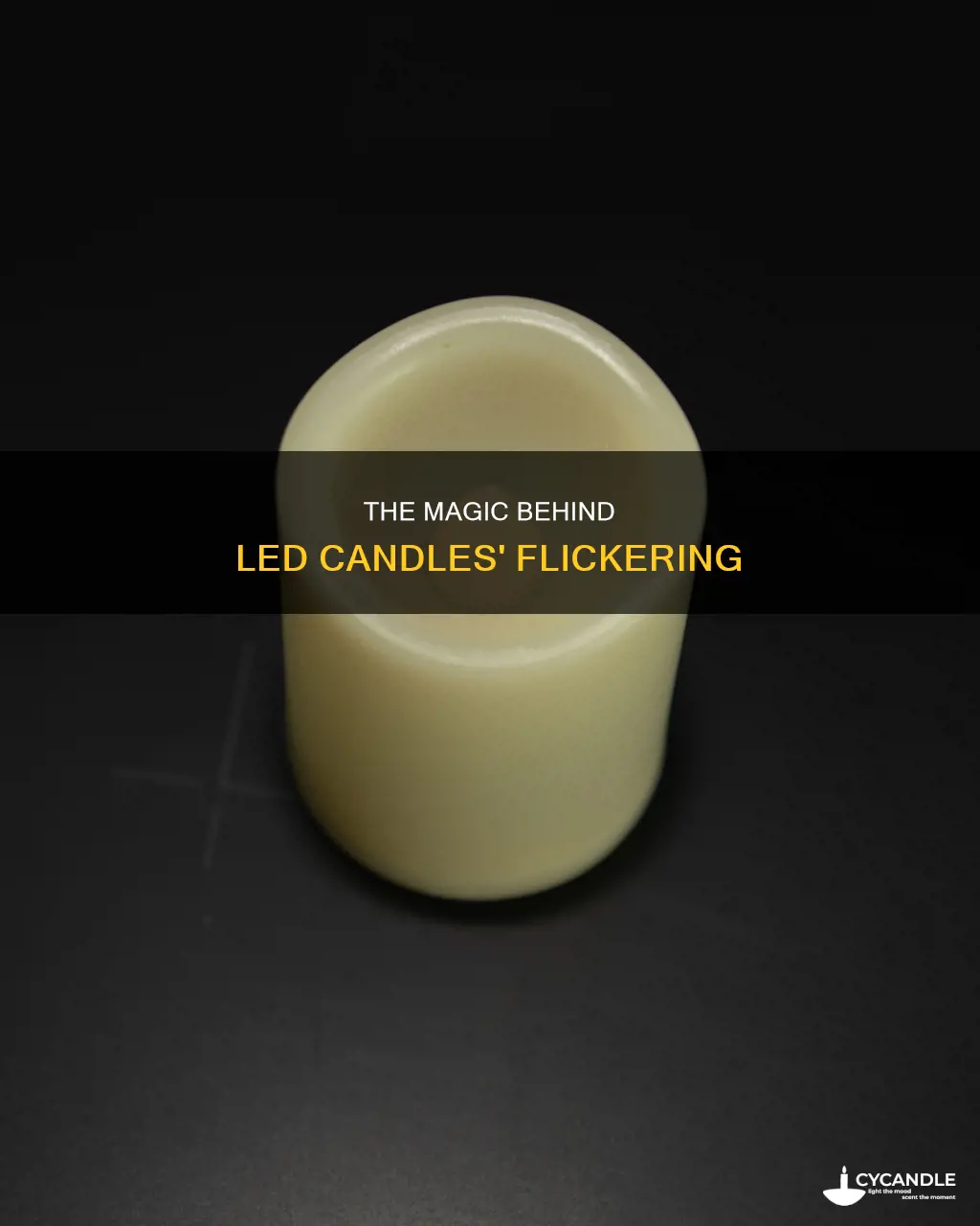 how do led candles flicker