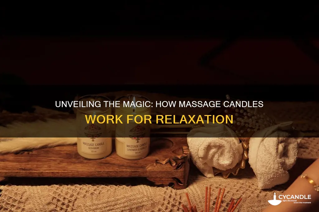 how do massage candles work