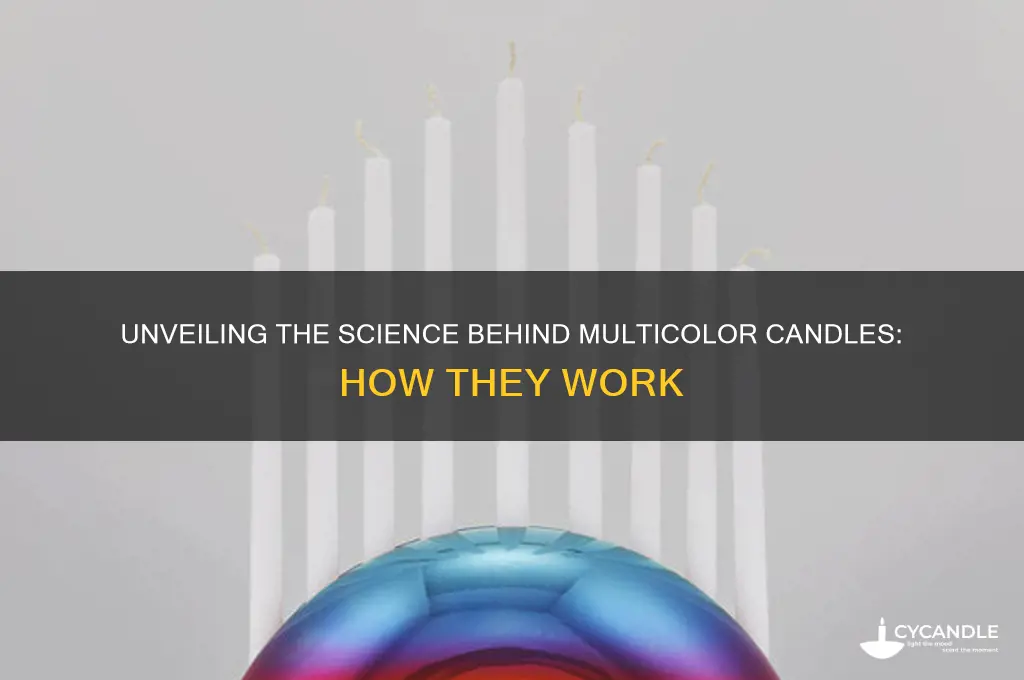 how do multicolor candles work