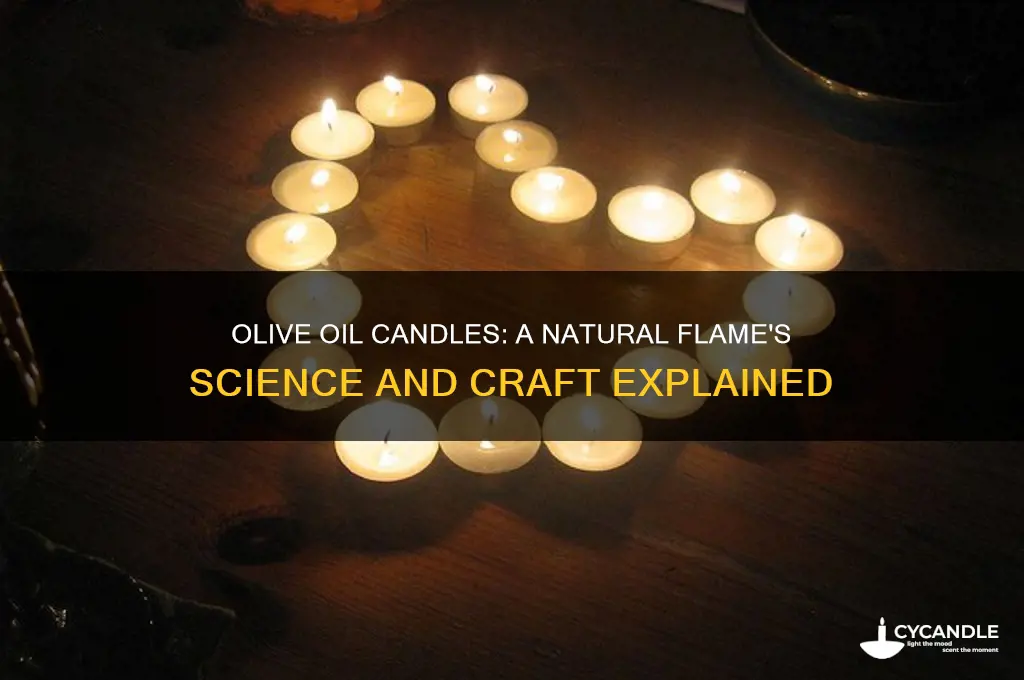 how do olive oil candles work