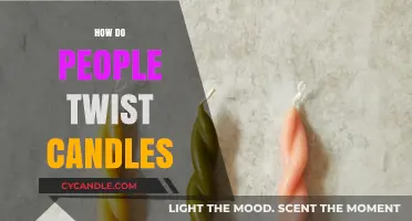 Twisted Candles: A Creative Art Form