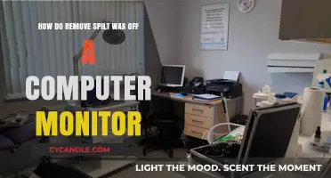 Quick Guide: Safely Removing Spilled Wax from Your Computer Monitor