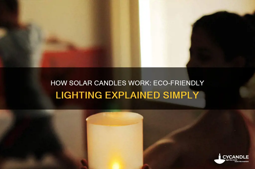 how do solar candles work