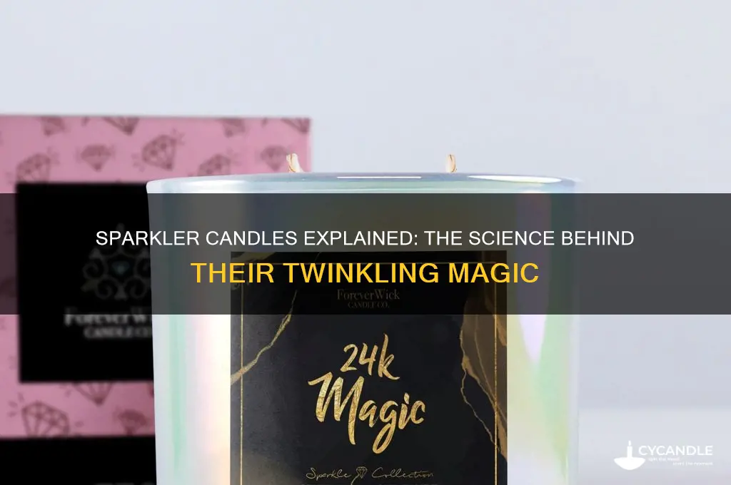 how do sparkler candles work
