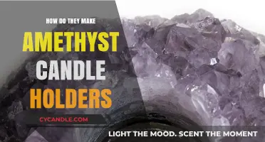 Crafting Amethyst Candle Holders: A Step-by-Step Creation Process