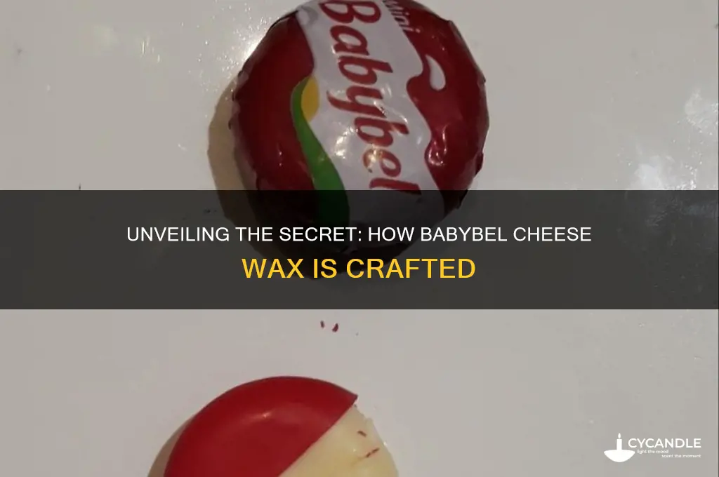 how do they make baby bel cheese wax
