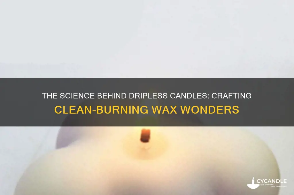 how do they make dripless candles