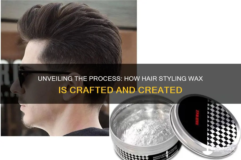 how do they make hair styling wax