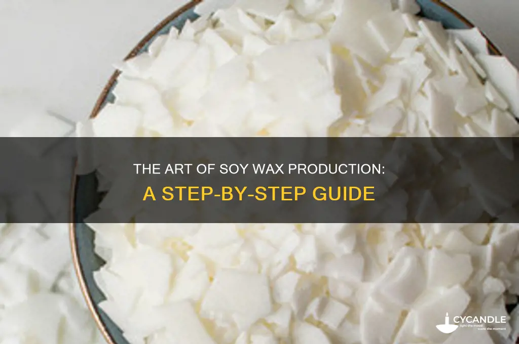 how do they make soy wax
