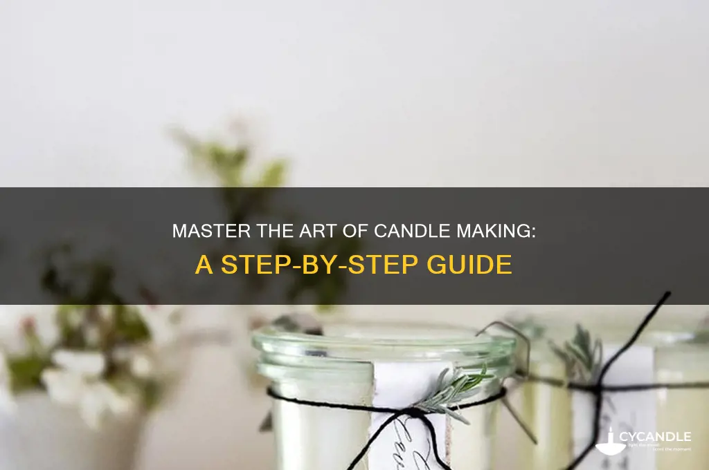 how do tou make candles