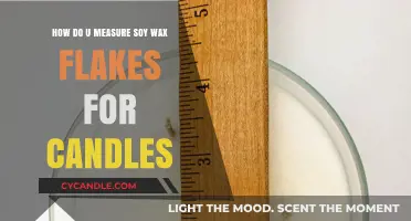 Accurately Measuring Soy Wax Flakes for Perfect Candle Making