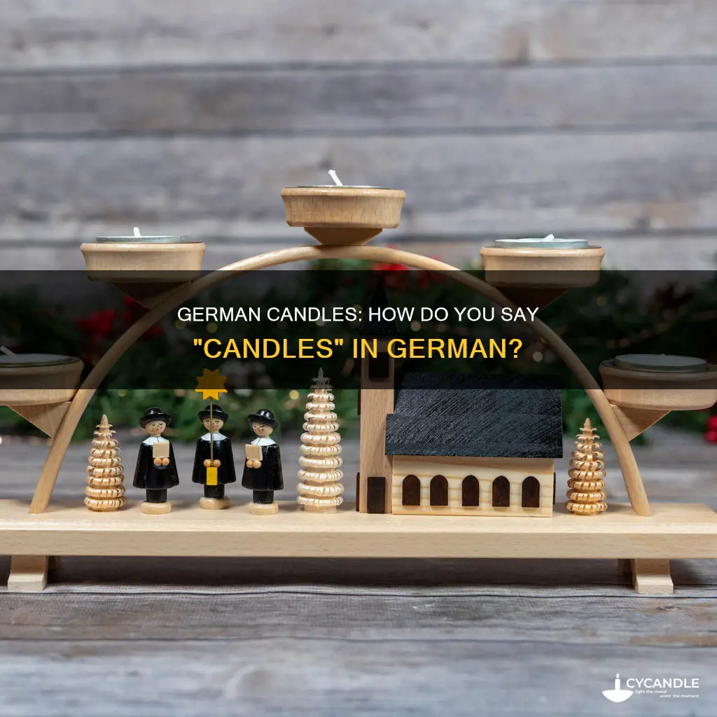how do u say candles in greman