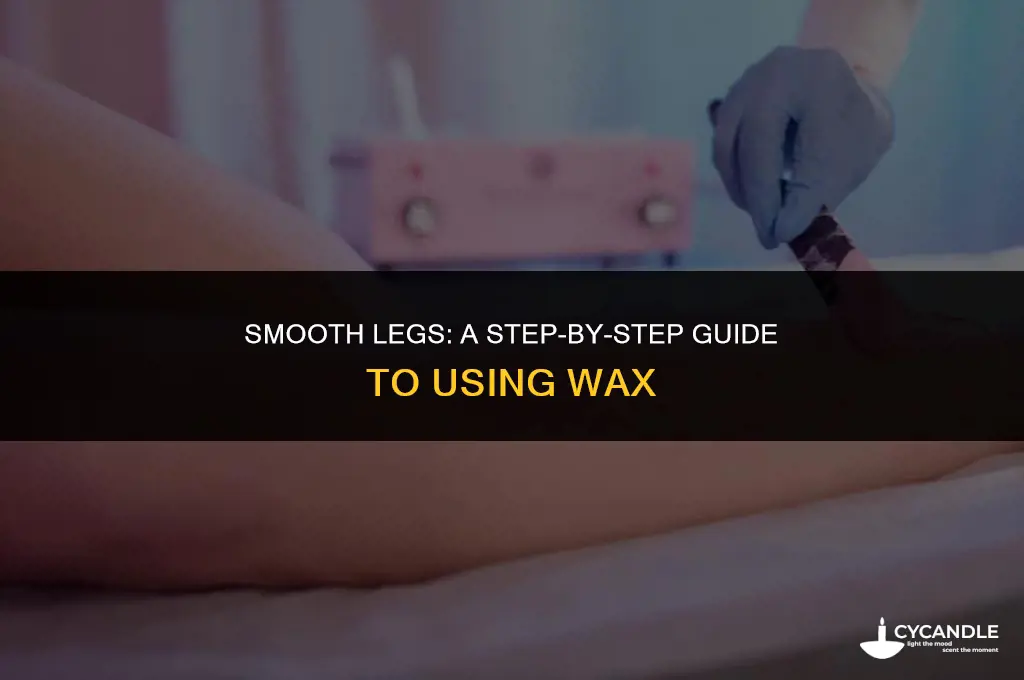 how do u use wax on your legs
