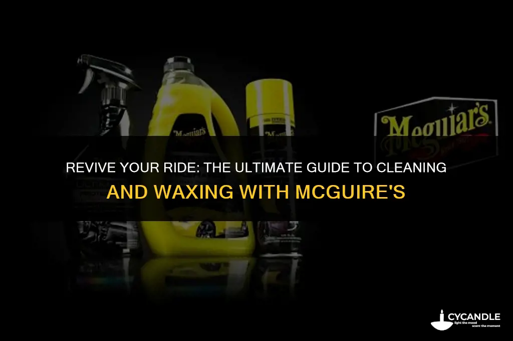how do used mcguires clean and wax