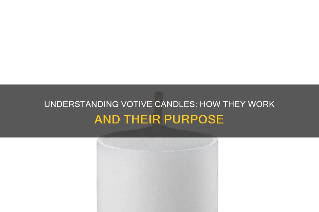 how do votive candles work