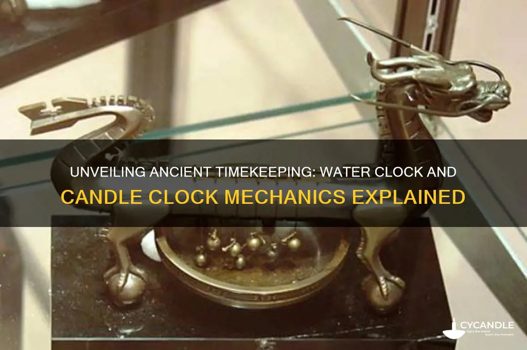 how do water clock and candle clock work