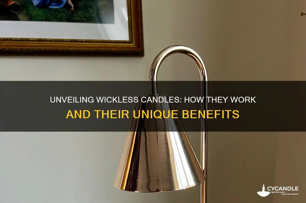how do wickless candles work