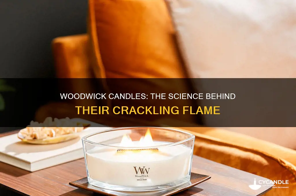 how do wood wind crackling candles work
