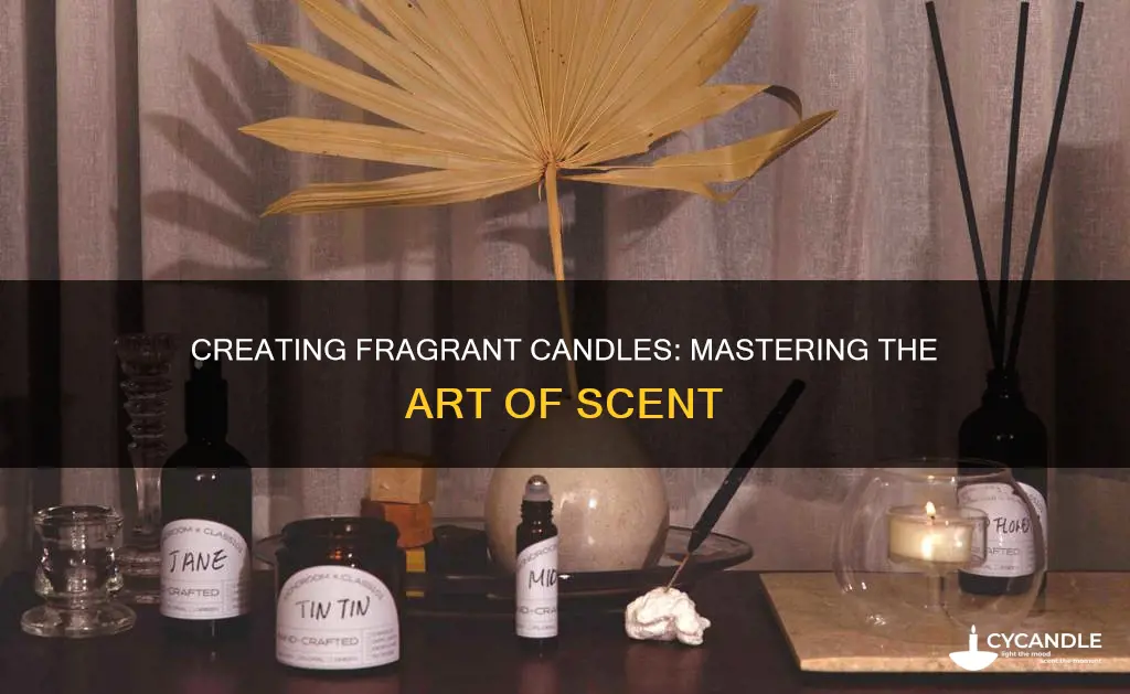 how do you add fragrance to candles