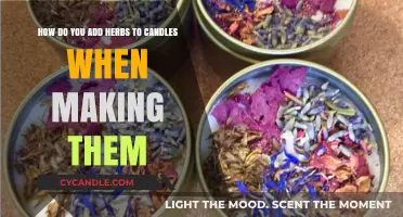 Herbs and Candles: Enhancing Aromas with Natural Ingredients