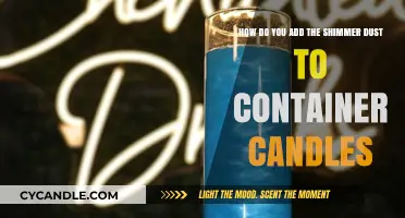 The Magical Art of Adding Shimmer Dust to Container Candles