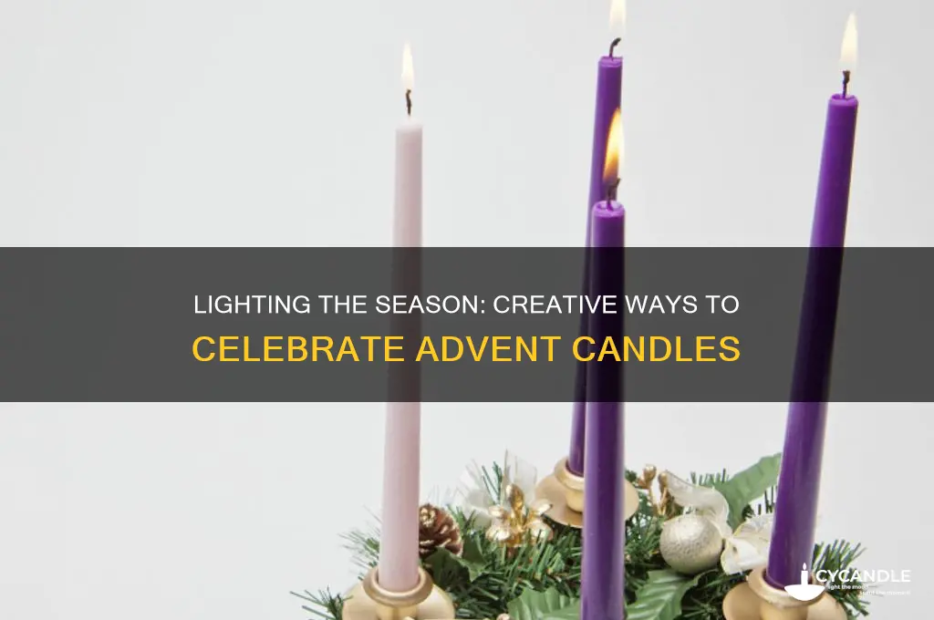 how do you celebrate advent candles