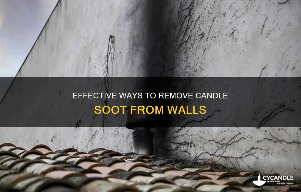 how do you clean candle smoke off walls