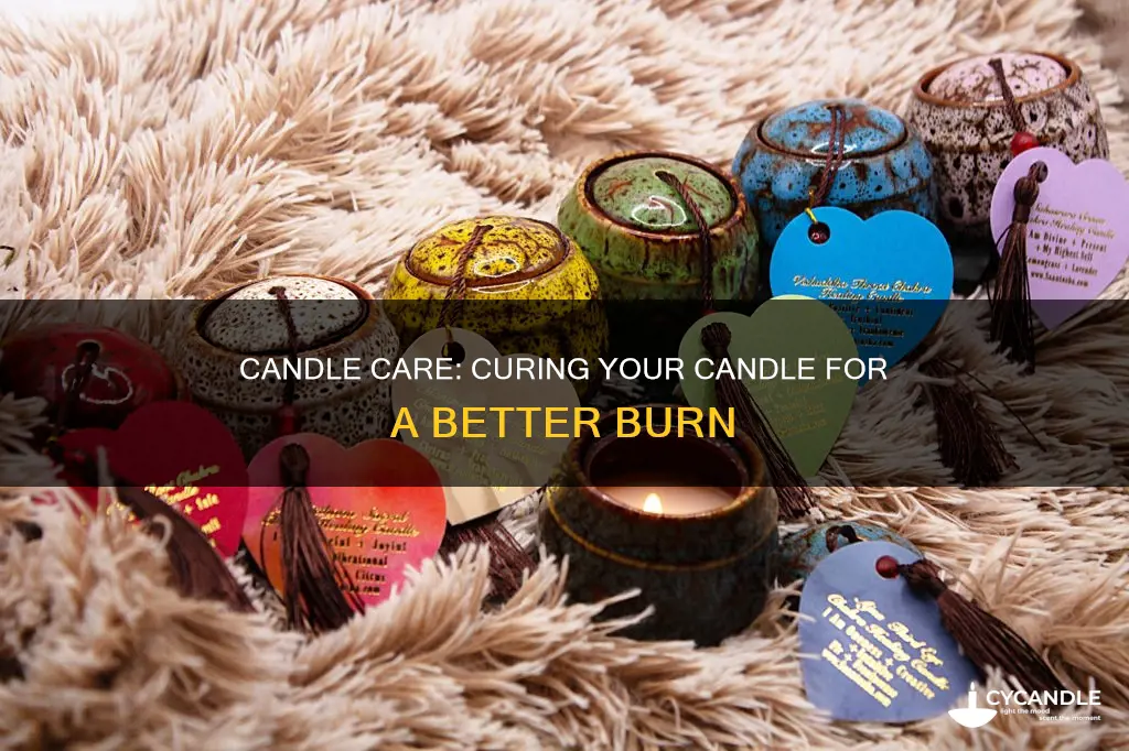 how do you cure a candle