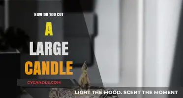 Cutting Large Candles: A Simple Guide to Slicing Wax