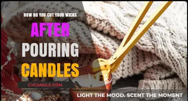 Perfectly Trimmed Wicks: A Guide to Cutting After Pouring Candles