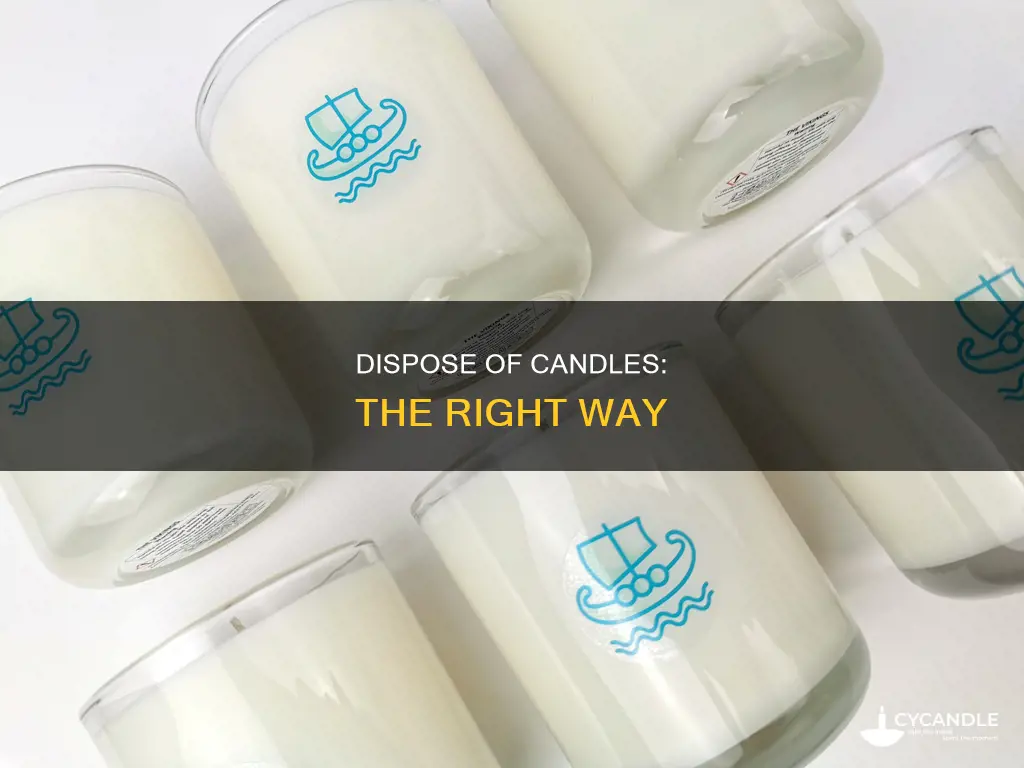 how do you dispose of candles