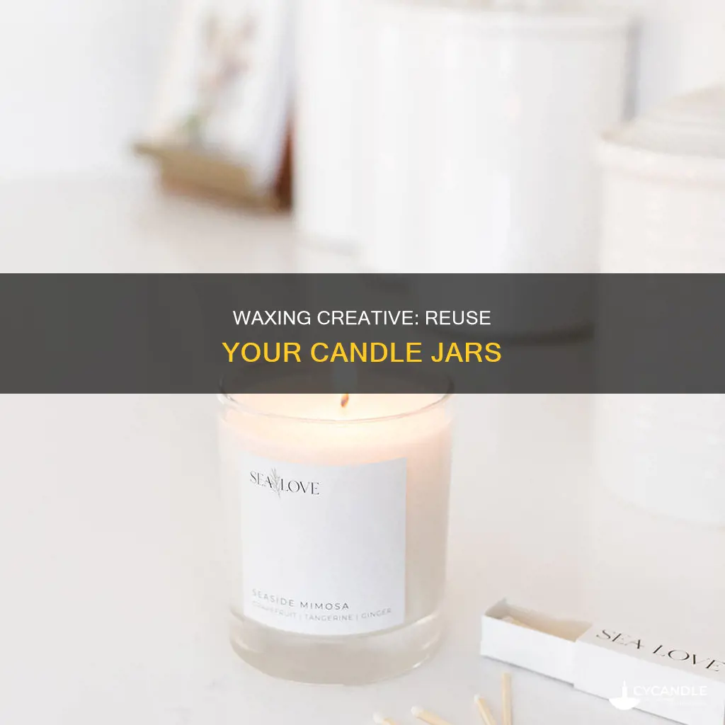 how do you empty a candle jar
