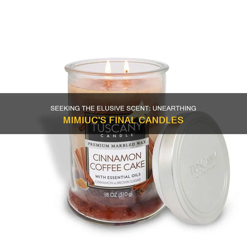 how do you find the last 2 candles in mimiuc