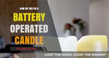 Fixing Your Battery-Operated Candles: A Quick DIY Guide