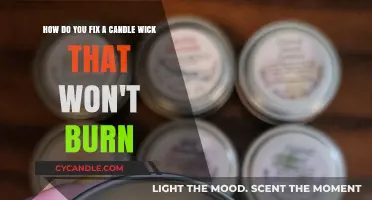 Troubleshooting Candle Wicks: Simple Fixes for a Non-Burning Wick