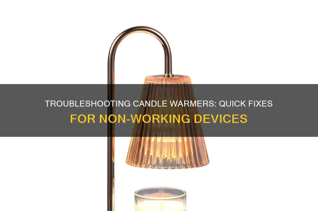 how do you fix candle tomers tbat dont work
