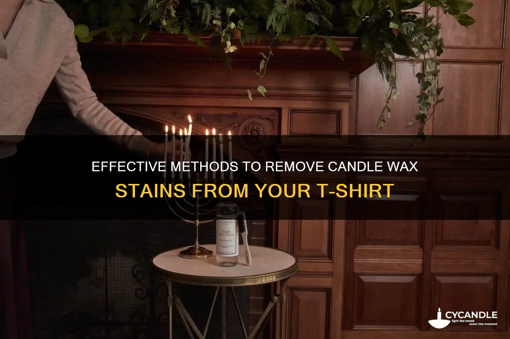 how do you get candle was out of a tshiirt