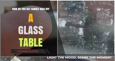 Easy Ways to Remove Candle Wax from Glass Tables
