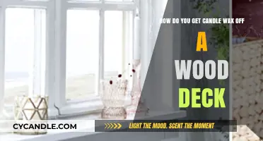 Effective Ways to Remove Candle Wax from Your Wood Deck