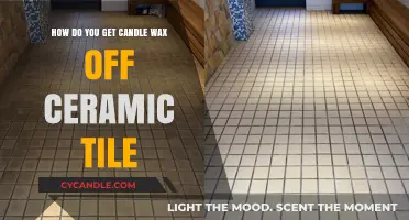 Easy Ways to Remove Candle Wax from Ceramic Tile Surfaces
