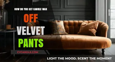 Removing Candle Wax from Velvet Pants: Quick and Easy Solutions