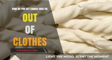 Effective Methods to Remove Candle Wax Oil Stains from Clothes